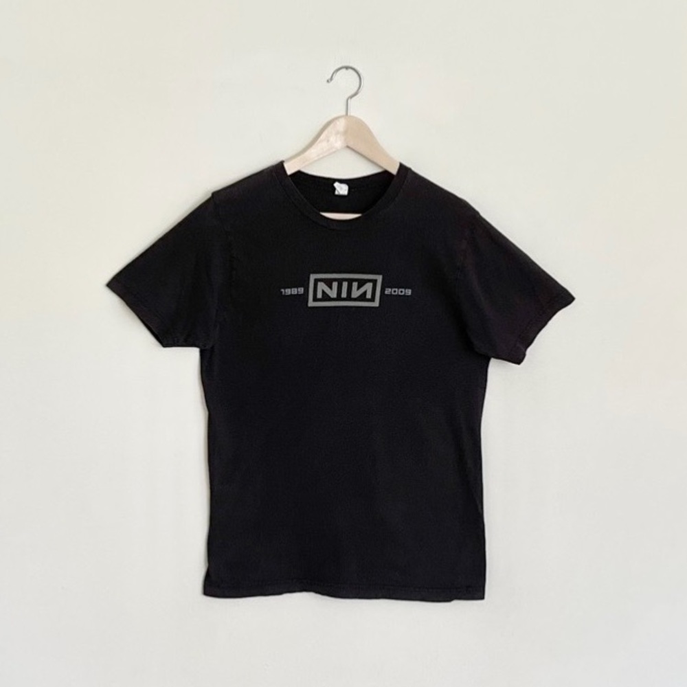 Nine Inch Nails 2009 Wave Goodbye Tour Graphic Black Concert T Shirt Adult M